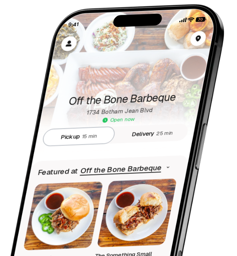 Off the Bone Barbeque app preview